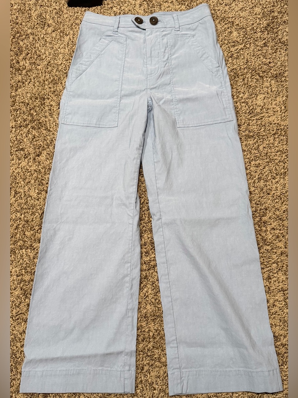 Maeve Light Blue Wide Leg Pants size 6